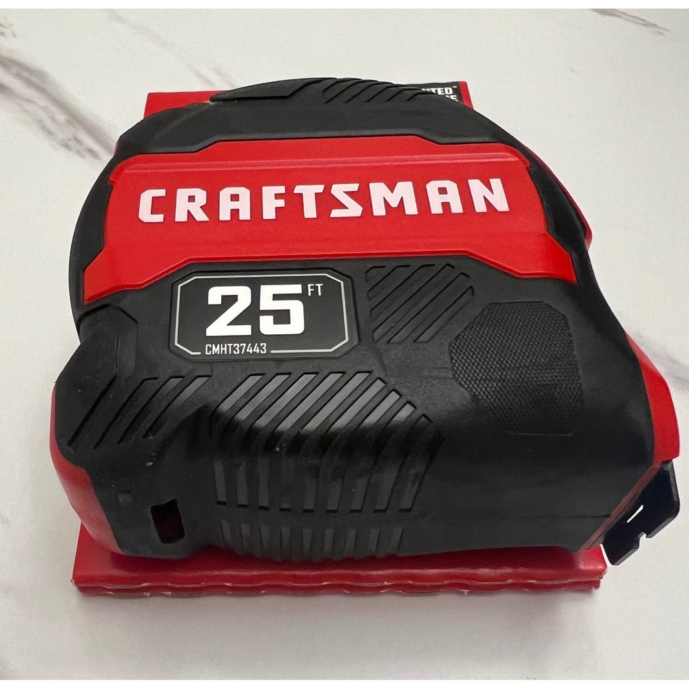 Craftsman 25 FT Tape Measure 13 FT Reach Compact Design CMHT37443 New - Picture 5 of 5